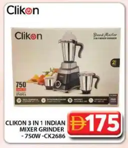 Grand Hyper Market CLIKON Mixer / Grinder offer