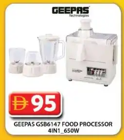 Grand Hyper Market GEEPAS Food Processor offer