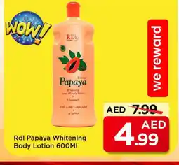 Mark & Save RDL Body Lotion & Cream offer