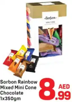 Day To Day Sorbon Rainbow Mixed Mini Cone Chocolate offer