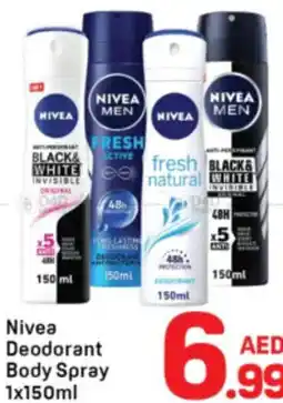Day To Day Nivea Deodorant Body Spray offer