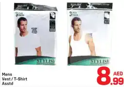 Day To Day Mens Vest/T-Shirt Asstd offer