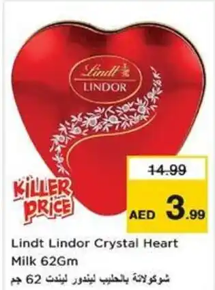 Nesto Lindt Lindor Crystal Heart Milk offer