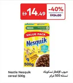 Carrefour Nestle Nesquik cereal offer