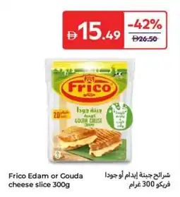 Carrefour Frico Edam or Gouda cheese slice offer