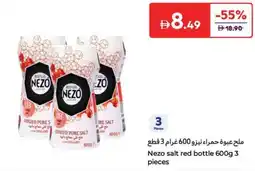 Carrefour Nezo salt red bottle offer
