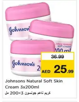 Nesto JOHNSONS Face cream offer