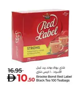 Lulu Hypermarket RED LABEL Tea Bags offer