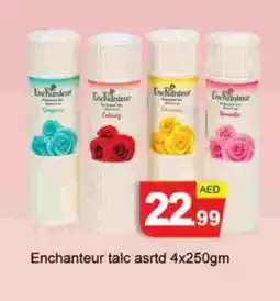 Gulf Hypermarket Enchanteur Talcum Powder offer