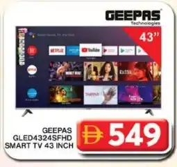 Grand Hyper Market GEEPAS Smart TV offer