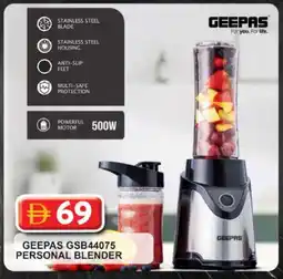 Grand Hyper Market GEEPAS Mixer / Grinder offer