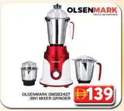 Grand Hyper Market OLSENMARK Mixer / Grinder offer