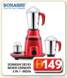 Grand Hyper Market SONASHI Mixer / Grinder offer