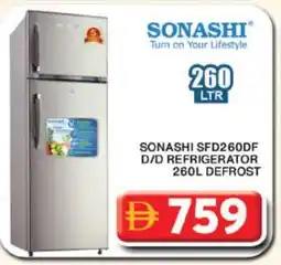 Grand Hyper Market SONASHI Refrigerator offer