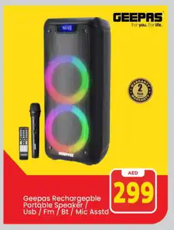 Mark & Save GEEPAS Speaker offer