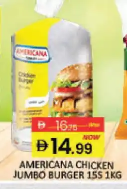 Mango Hypermarket LLC AMERICANA Chicken Burger offer
