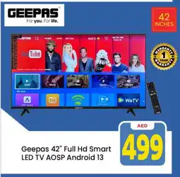 Mark & Save GEEPAS Smart TV offer