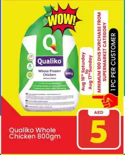 Mark & Save QUALIKO Frozen Whole Chicken offer
