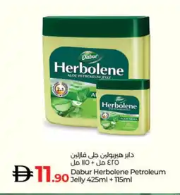 Lulu Hypermarket DABUR HERBOLENE Petroleum Jelly offer
