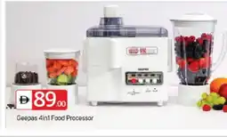 Talal Market GEEPAS Food Processor offer