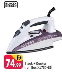 Shaklan BLACK+DECKER Ironbox offer
