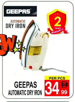 Gift Point GEEPAS Ironbox offer