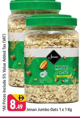 Shaklan JENAN Oats offer