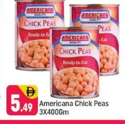 Shaklan AMERICANA Chick Peas offer