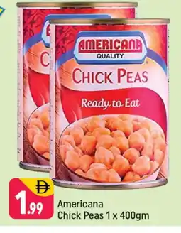 Shaklan AMERICANA Chick Peas offer
