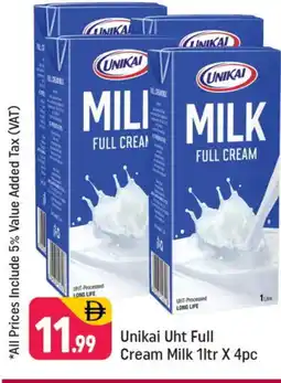 Shaklan UNIKAI Full Cream Milk offer