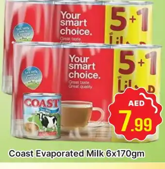 Al Madina COAST Evaporated Milk offer