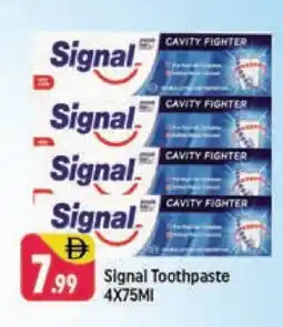 Shaklan SIGNAL Toothpaste offer
