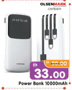 Al Madina Hypermarket OLSENMARK Powerbank offer