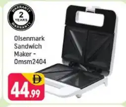 Shaklan OLSENMARK Sandwich Maker offer