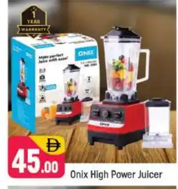 Shaklan ONIX Juicer offer