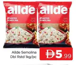 Al Madina ALLDE Semolina / Rava offer