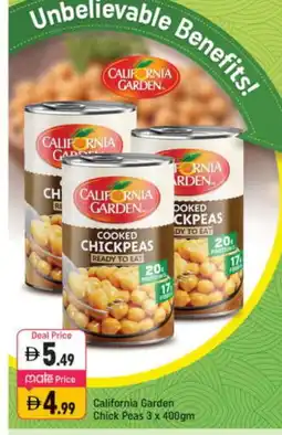 Shaklan CALIFORNIA Chick Peas offer