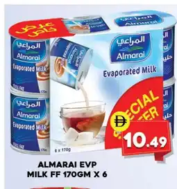 Al Madina ALMARAI Evaporated Milk offer