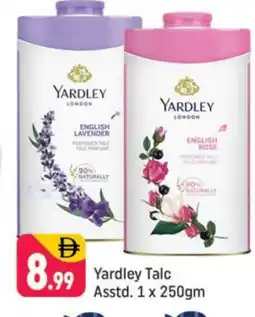 Shaklan YARDLEY Talcum Powder offer