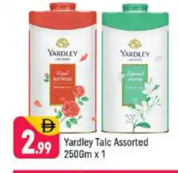Shaklan YARDLEY Talcum Powder offer