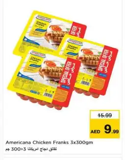 Nesto AMERICANA Chicken Sausage offer