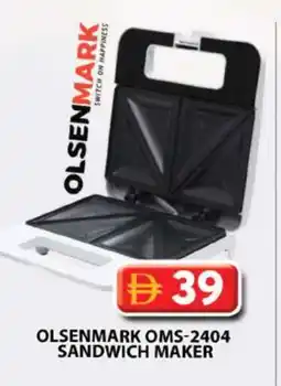 Grand Hyper Market OLSENMARK Sandwich Maker offer