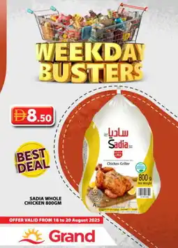 Grand Hyper Market SADIA Frozen Whole Chicken offer
