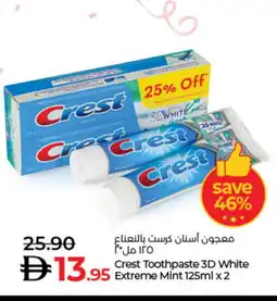 Lulu Hypermarket CREST Toothpaste offer