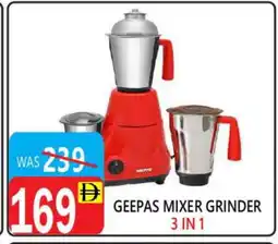 United Hypermarket GEEPAS Mixer / Grinder offer