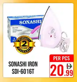 Day Star Department Store SONASHI Ironbox offer