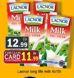 Al Madina LACNOR Long Life / UHT Milk offer