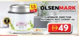 Grand Hyper Market OLSENMARK Rice Cooker offer