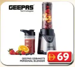 Grand Hyper Market GEEPAS Mixer / Grinder offer