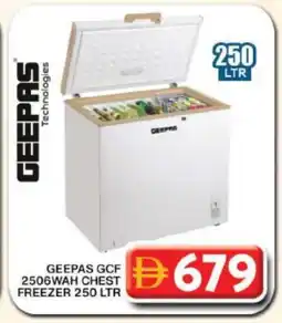 Grand Hyper Market GEEPAS Freezer offer